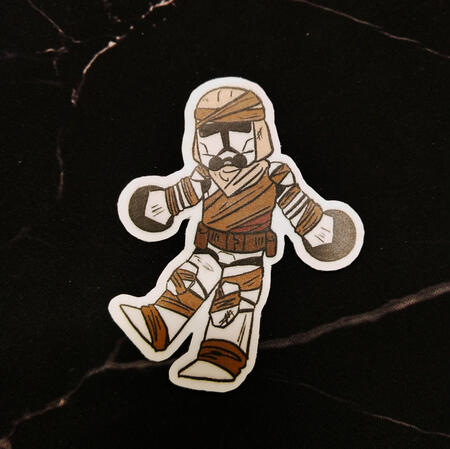 Commander Mayday Sticker ($5)